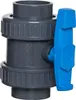 PVC Kulový ventil, 2x lepený spoj, 50 mm Náhled obrázku produktu 1