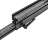 A close-up view of a black metal woodworking jig with measurement markings. Podgląd zdjęcia produktu