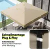 Sekey Pavillon Ersatzdach 3 x 3 m Wasserdicht 1000D Produktbild-Vorschau 3