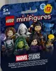 A collection of LEGO Marvel minifigures in their packaging. Produktbild-Vorschau