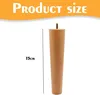 Holzmöbelbeine 4 Stück, 15 cm Höhe, Sofabeine Mit Produktbild-Vorschau 5