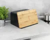 Chlebník s bambusovou doskou, čierny Náhľad obrázku produktu 12