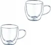 Zestaw 2 szklanek termicznych z uchwytem 100 ml MIA Podgląd zdjęcia produktu 1