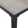 vidaXL 5-tlg. Garten-Lounge-Set Schwarz und Grau Poly Produktbild-Vorschau 12