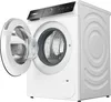 A white Bosch washing machine with the door open, shown from a diagonal front-left perspective against a white background. Produktbild-Vorschau