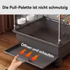 Vogelkäfige, 68cm Vogelkäfig, 8-teiliges Wellensittichkäfig Produktbild-Vorschau 6