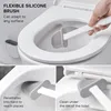 Scopino in silicone per WC, montaggio a pavimento, bianco Anteprima dell’immagine prodotto 5