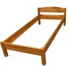 Einzelbett Eiche massiv geölt Holzbett Bett 90x200 #4521 Produktbild-Vorschau 2