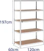 Expondo MSW regál pro těžké břemena – 120 x 60 x 200 cm – Náhled obrázku produktu 8