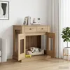 vidaXL Meuble pour cage de chien, style artisan, chêne, 80 Voir les images du produit 2