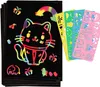 Kratzbilder Set Kinder, Regenbogen Kratzpapier, Bastelset Produktbild-Vorschau 5