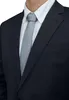 Fabio Farini - 1 Stück einfarbige Herren Schlips - Unicolor Produktbild-Vorschau 2