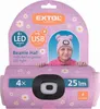 Extol Light 43458 Klobúk s čelovkou 4x25lm, nabíjanie USB, Náhľad obrázku produktu 8