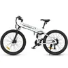 A white electric bicycle is shown against a white background. Produktbild-Vorschau