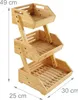 Relaxdays Obst Etagere Bambus, HxBxT: 49 x 30 x 25 cm, Produktbild-Vorschau 4