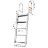 A diagram of a dock ladder with dimensions indicated. Náhľad obrázku produktu