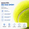 6 palline da tennis gialle per allenamenti e competizioni - Anteprima dell’immagine prodotto 2