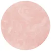Luxus Super Soft Kunstfellteppich Pearl Rosa Rund, Produktbild-Vorschau 5