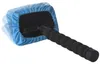 A blue microfiber car windshield cleaner with a black telescopic handle on a white background. Produktbild-Vorschau