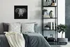MuchoWow® Poster Elefant - Tiere - Schwarz - Weiß 50x50 cm Produktbild-Vorschau 4