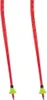 A pair of red ski poles with yellow baskets and black grips, isolated on a white background. Produktbild-Vorschau