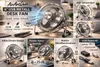 AirArtDeco 6" USB Metall-Schreibtischventilator Chrome – Produktbild-Vorschau 7