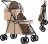 2 Etagen Hundewagen klappbar Haustierwagen für Hunde Katzen Produktbild-Vorschau 1