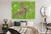 MuchoWow® Poster Kaninchen - Blumen - Gras 160x120 cm - Produktbild-Vorschau 5