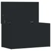 vidaXL Aufbewahrungstruhe Schwarz 84x42x46 cm Holzwerkstoff Produktbild-Vorschau 6