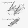 Verstellbarer Laptopständer Aluminium Faltbar Produktbild-Vorschau 8