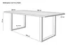 Esstisch Baumkante massiv Akazie nussbaum 260 x 100 silber Produktbild-Vorschau 13