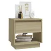 vidaXL Comodino rovere Sonoma 45x34x44 cm Materiale a base Anteprima dell’immagine prodotto 3