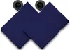 2er Set Waschhandschuhe Waschlappen navy marine blau 16x21 Produktbild-Vorschau 1