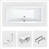 Rechteckige Badewanne - 175 x 80 cm - mit 4-cm-Verkleidung Produktbild-Vorschau 1