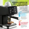 Zimilo Kaffeemaschine Halbautomatisch, 1050W, 20 Bar, Produktbild-Vorschau 3