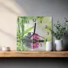 Tulup Glasuhr Wanduhr Küchenuhr Echt-Glas 30x30 cm Modern Produktbild-Vorschau 2