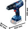 Schlagschrauber Bosch Gsb 180-Li 18V 2X2Ah Mit Led-Gehäuse Produktbild-Vorschau 3