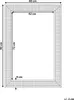 BELIANI Nástěnné zrcadlo zlaté plastové 60 x 90 cm Náhled obrázku produktu 6