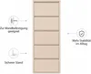 Alveon Schuhkipper Metall 5 Klappen schmal 51 x 15 x 170 cm Produktbild-Vorschau 6