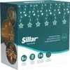 The image shows the packaging for Sillar Christmas star lights. Produktbild-Vorschau