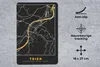 MuchoWow® Mauspad Mousepad Karte - Trier - Gold - Stadtplan Produktbild-Vorschau 2