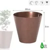 Kvetináč Tubus Bronzová patinovaná oceľ 30 cm Náhľad obrázku produktu 8