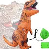 An inflatable T-Rex costume with its accessories laid out next to it. Produktbild-Vorschau