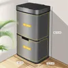 72L grau Automatischer Mülleimer,mit 3 + 1 Produktbild-Vorschau 5