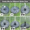 Solar Springbrunnen,1.4W Solar Teichpumpe mit 4 Effekte | Produktbild-Vorschau 10