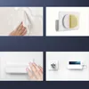 Collage of images showing the UGREEN Smartphone-Wandhalterung zum Aufladen in use and its features. Produktbild-Vorschau