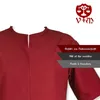 Schlichte Mittelalter Tunika kurzarm Rot "Njord" L Produktbild-Vorschau 4