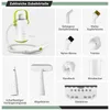 A collage of a steam cleaner and its various accessories. Náhľad obrázku produktu