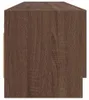 vidaXL Kleiderschrank Braun Eichen-Optik 100x32,5x35 cm Produktbild-Vorschau 5