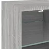 TV-Wandschränke mit LED-Leuchten 2 Stk. Grau Sonoma Produktbild-Vorschau 10